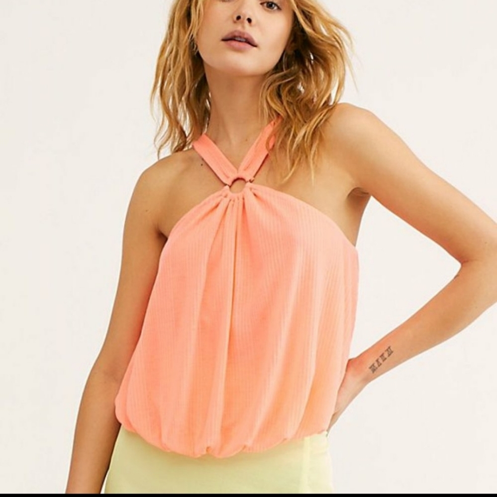 Free People Just A Fling Tank Top Size Medium